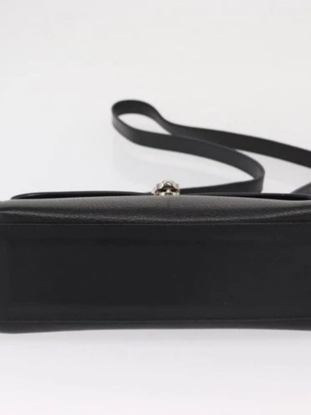 Burberrys Hand Bag Leather 2way Black Silver Auth - Picture 10 of 16
